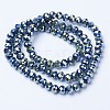 Electroplate Transparent Glass Beads Strands LS-EGLA-A034-T8mm-UA09-2