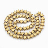 Electroplate Non-magnetic Synthetic Hematite Beads Strands G-N0321-08G-2
