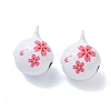 Baking Paint Brass Bell Pendants KKB-S002-019C-1