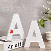 Wooden Letter Ornaments WOOD-WH0104-21-5