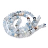 Natural Aquamarine Beads Strands G-L651-C09-4mm-3