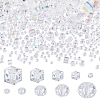 800Pcs 10 Styles AB Color Plated Electroplated Glass Beads Strands GLAA-GA0001-85-9
