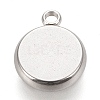 Tarnish Resistant 304 Stainless Steel Pendant Cabochon Settings X-STAS-K202-03C-P-2