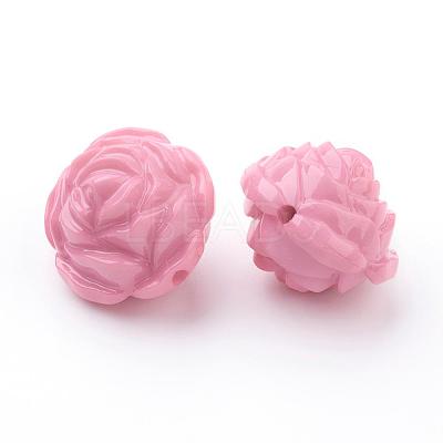 Opaque Acrylic Beads MACR-S635-8-1