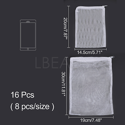 16Pcs 2 Style Polyester Filter Bag ABAG-AR0001-01-1