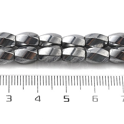 Electroplated Synthetic Magnetic Hematite Beads Strands G-P545-G01-02G-1