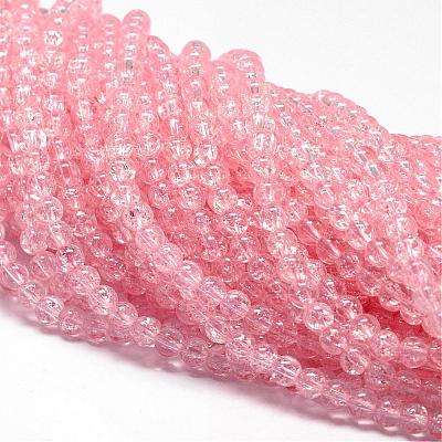 Synthetic Crackle Quartz Beads Strands CCG-K001-8mm-01-1
