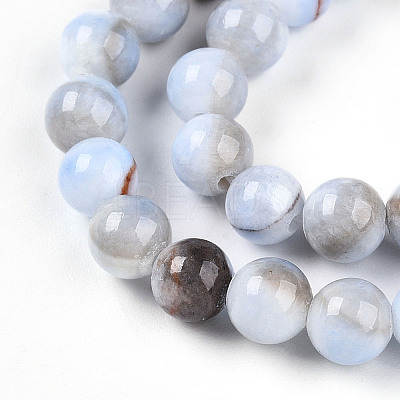 Natural Persian Jade Beads Strands G-A255-A02-01A-1