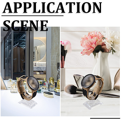 C Shaped ABS Plastic Single Bracelet Display Stands BDIS-WH20001-03B-1