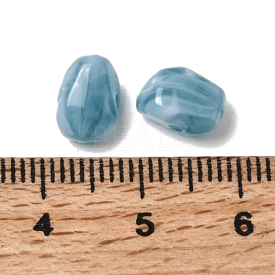 Opaque Acrylic Imitation Gemstone Beads OACR-G061-04A-1