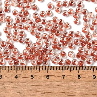 6/0 Transparent Inside Colours Glass Seed Beads SEED-P006-01A-05-1