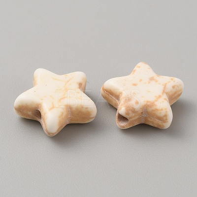 Synthetic Howlite Beads G-WH0026-28F-1