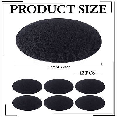 Cloth Round Fascinator Hat Base for Millinery Magic AJEW-WH0270-739B-1