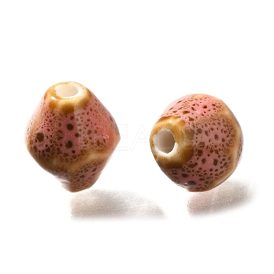 Vintage Style Glazed Ceramic Porcelain Beads PORC-H013-01-20-1