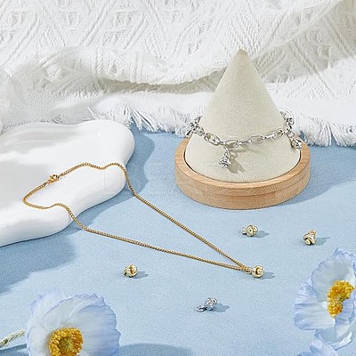 8 Pcs 2 Colors Rack Plating Brass Pendants KK-HS0001-15-1