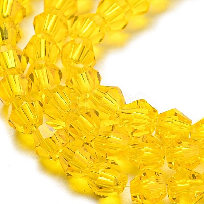 Transparent Glass Beads Strands EGLA-A039-T4mm-D22-1