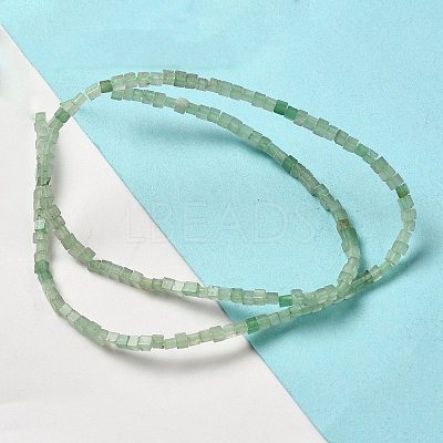 Natural Green Aventurine Beads Strands G-B064-A06-1
