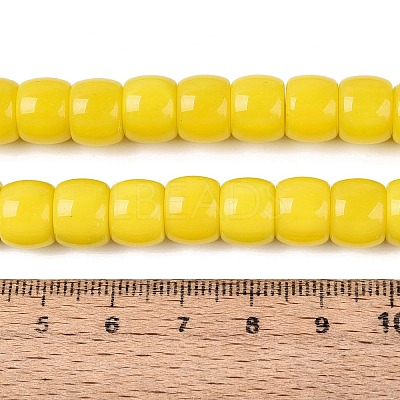 Opaque Glass Beads Strands GLAA-Q106-02A-B05-1