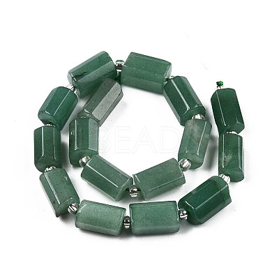 Natural Green Aventurine Beads Strands X-G-N327-06B-1