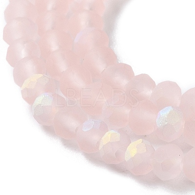 Imitation Jade Glass Beads Strands EGLA-A034-T2mm-MB22-1