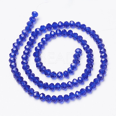 Glass Beads Strands EGLA-A034-T2mm-D06-1