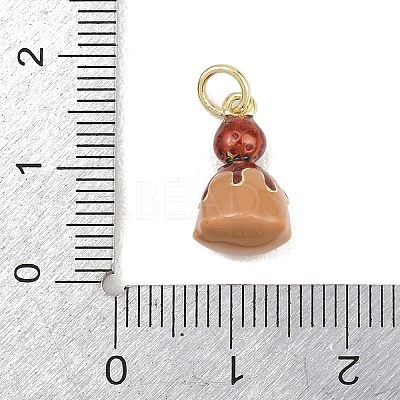 Brass Enamel Pendants KK-Z144-01G-02-1