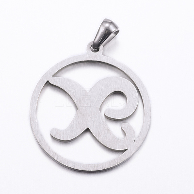 Non-Tarnish 304 Stainless Steel Pendants STAS-K162-077P-1