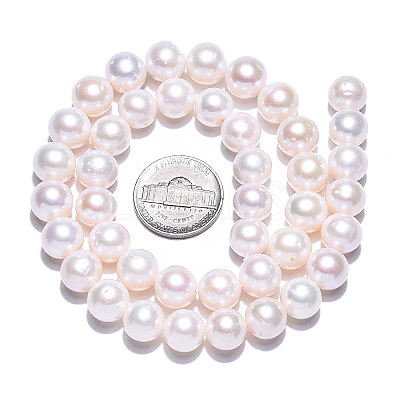 Natural Cultured Freshwater Pearl Beads Strands PEAR-N016-09C-1