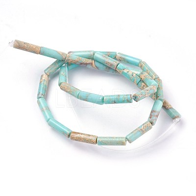 Natural Imperial Jasper Beads Strands X-G-E508-04D-1