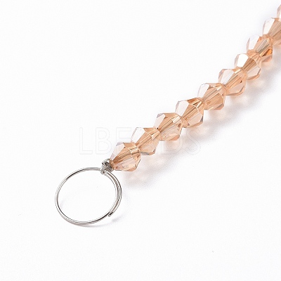 Crystal Teardrop Beaded Wall Hanging Decoration Pendant Decoration HJEW-G019-01A-1