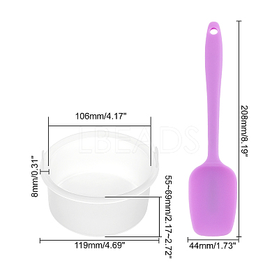Reusable & Removable Waxing Pots AJEW-GA0003-03-1