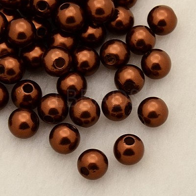 Imitation Pearl Acrylic Beads PL609-06-1