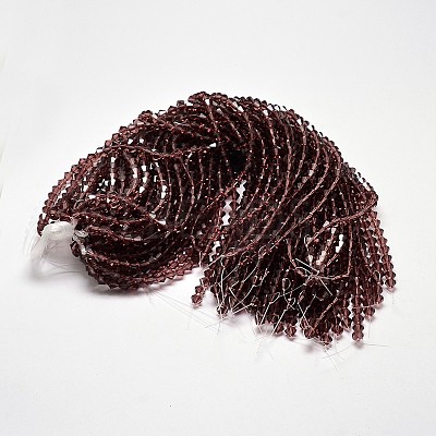Imitate Austrian Crystal Bicone Glass Beads Strands LS-GLAA-F029-5x5mm-05-1