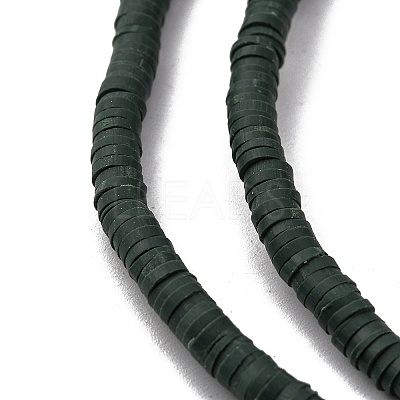 Handmade Polymer Clay Beads Strands LS-CLAY-R089-4mm-Q081-1