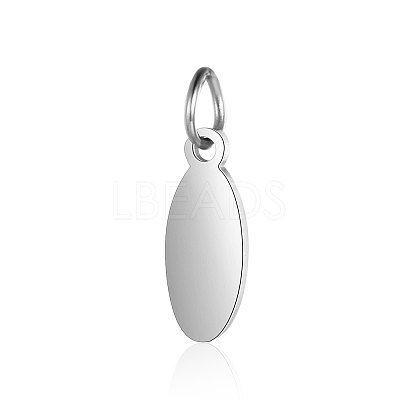 Anti-Tarnish 304 Stainless Steel Stamping Blank Tag Pendants STAS-I311-20A-P-1