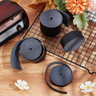 Flat Microfiber Imitation Leather Cord LC-WH0006-07D-01-1