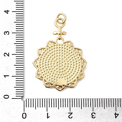Natural Shell Pendants KK-H529-02G-01-1