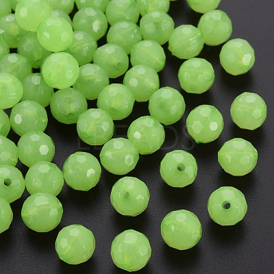 Imitation Jelly Acrylic Beads MACR-S373-97A-E06-1