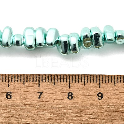 Baking Paint Electroplated Synthetic Non-magnetic Hematite Beads Strands G-H072-D01-01D-1