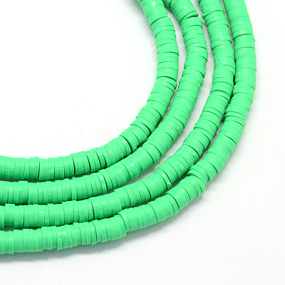 Handmade Polymer Clay Beads X-CLAY-R067-6.0mm-06-1