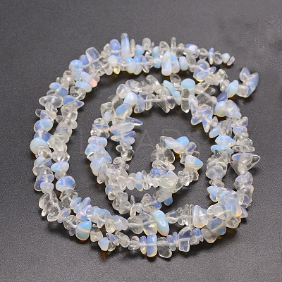 Opalite Chip Bead Strands X-G-M205-33-1