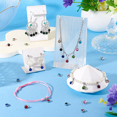 10Pcs Glass Rhinestone Charms STAS-TA0003-26E-1