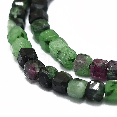 Natural Ruby in Zoisite Beads Strands G-E576-72-1