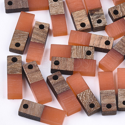 Resin & Walnut Wood Pendants RESI-S358-19J-1