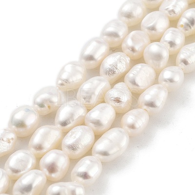 Natural Cultured Freshwater Pearl Beads Strands PEAR-P062-32D-1