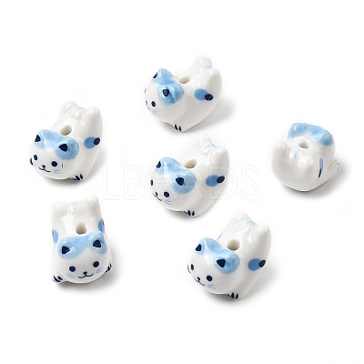 Handmade Porcelain Beads PORC-Z009-02D-1
