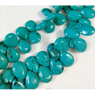 Natural Magnesite Beads Strands TURQ-K003-28B-1