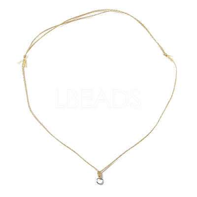 Adjustable Polyester Cord Necklace Making AJEW-JB01379-1