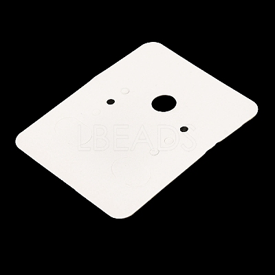 50Pcs Rectangle Paper Flower Print Earring Display Cards LS-CDIS-M008-01C-1