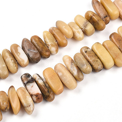Natural Yellow Opal Beads Strands G-T140-61-1